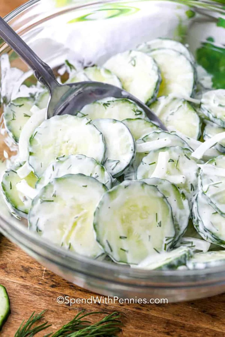 Creamed Cucumber Slices: Perfect Dish for Health-Conscious Food Lovers