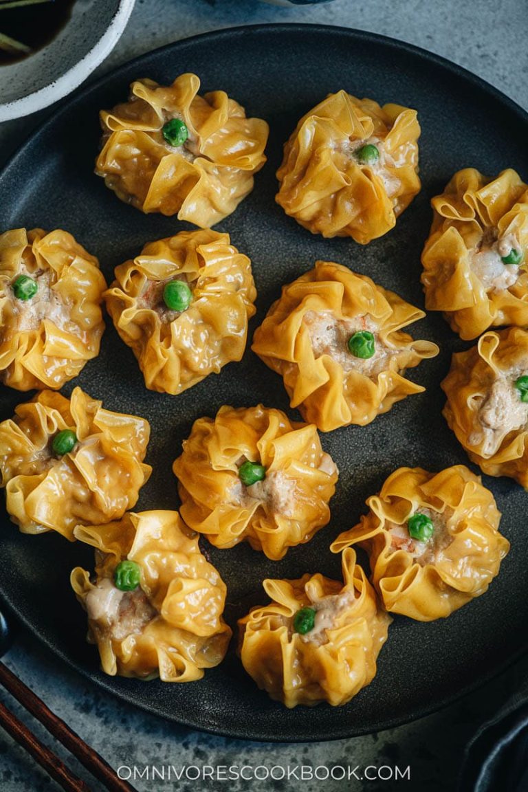 Cantonese Style Pork And Shrimp Dumplings at Home Recipe