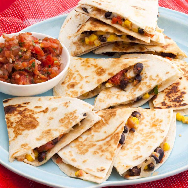 Black Bean and Corn Quesadillas Recipe