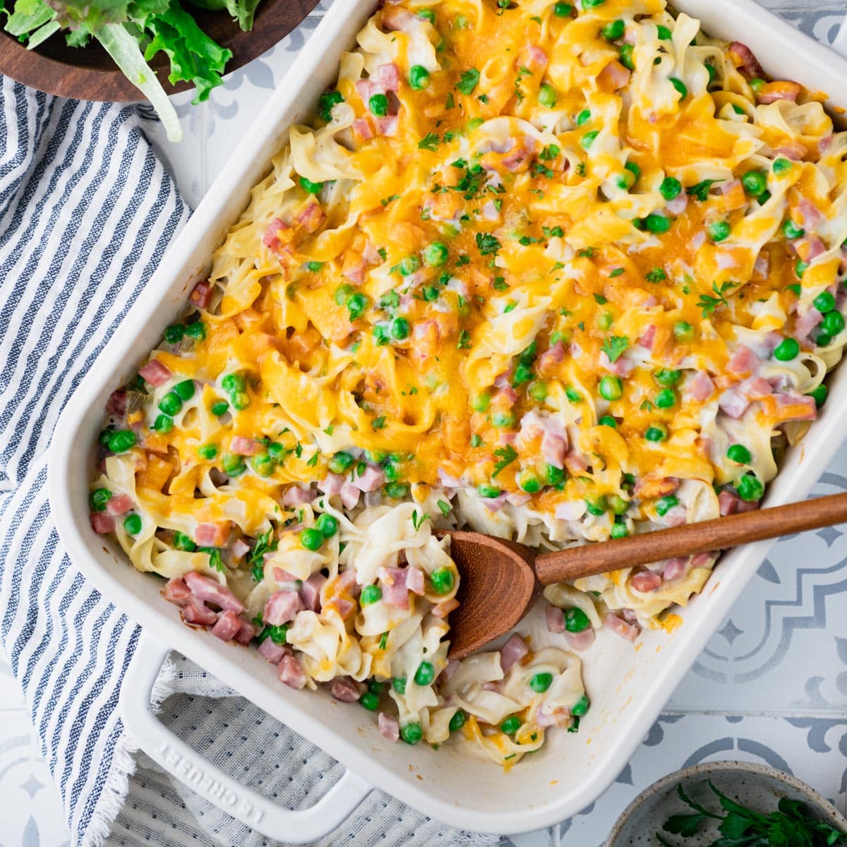 Ham And Noodle Casserole