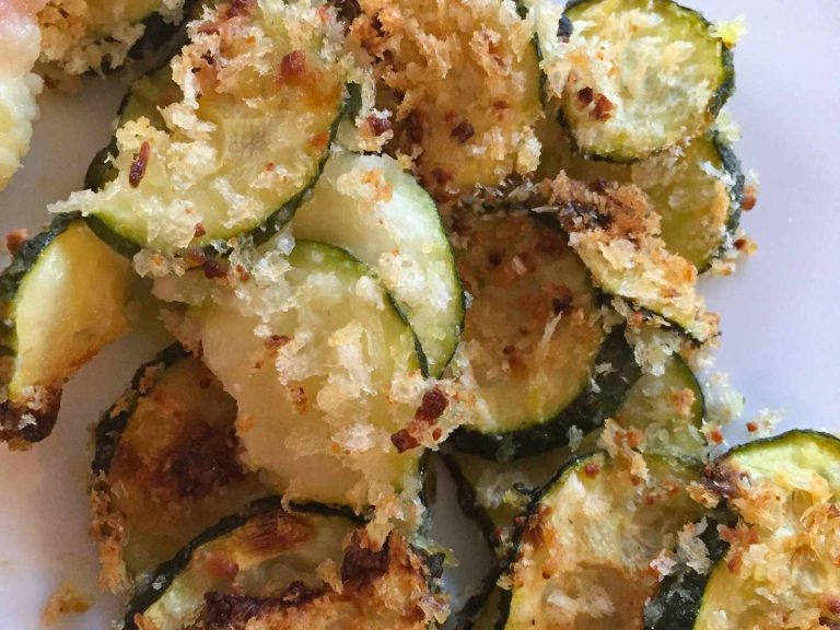 Italian  Zucchini Side Dish Recipe with Herbs and Cheese