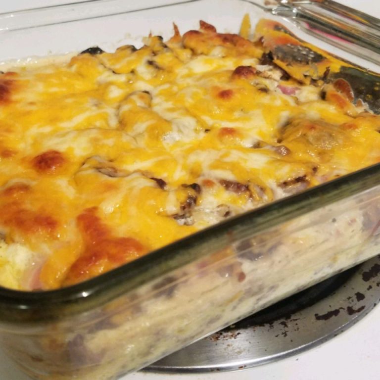 Low Carb Bacon Cheeseburger Casserole Recipe for Keto Diets