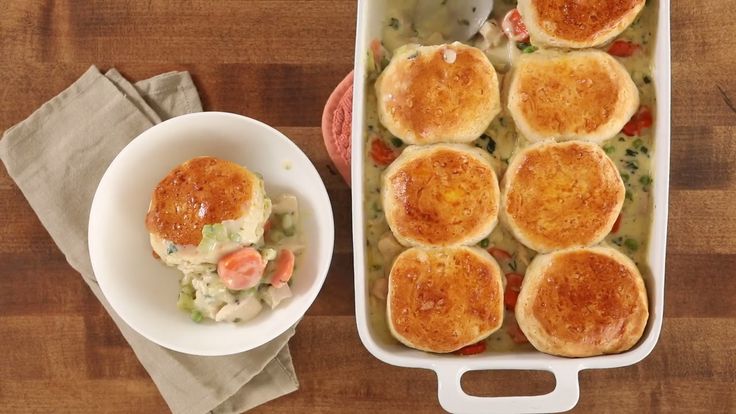 Moms Fabulous Chicken Pot Pie With Biscuit Crust: Comfort Food Perfection