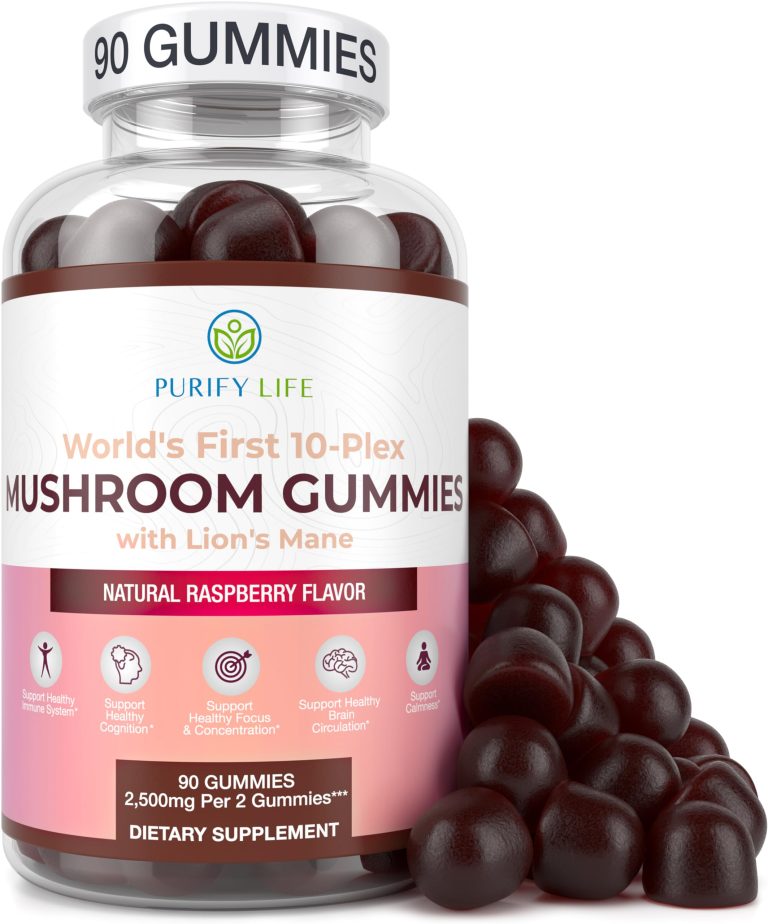 9 Best Mushroom Gummies for Immunity, Cognitive Benefits, and Stress Relief