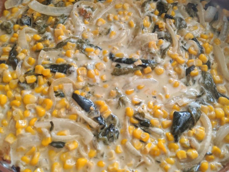 Rajas Con Crema Elote Y Queso: Creamy Poblano Peppers & Sweet Corn Recipe