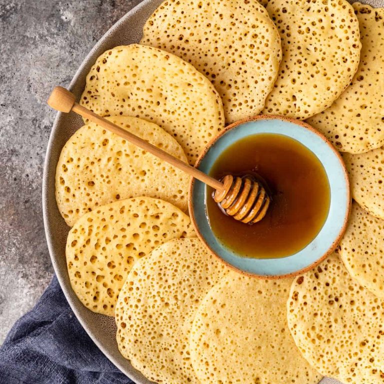 Beghrir Moroccan Pancakes: Traditional Recipe, Topping Ideas, and Serving Tips