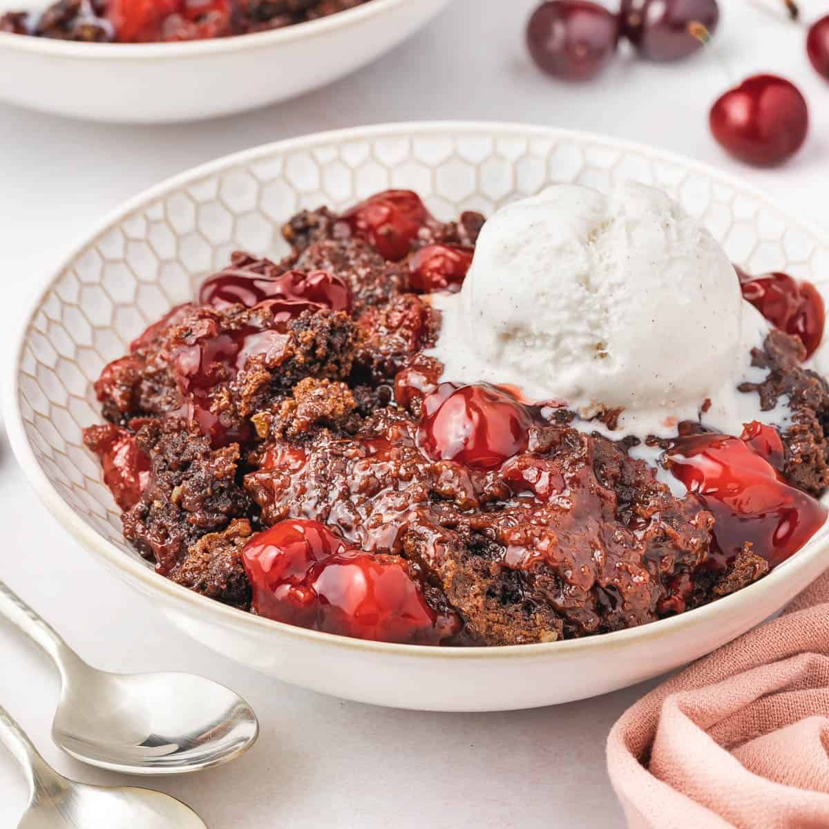 Chocolate Cherry Dump Cake