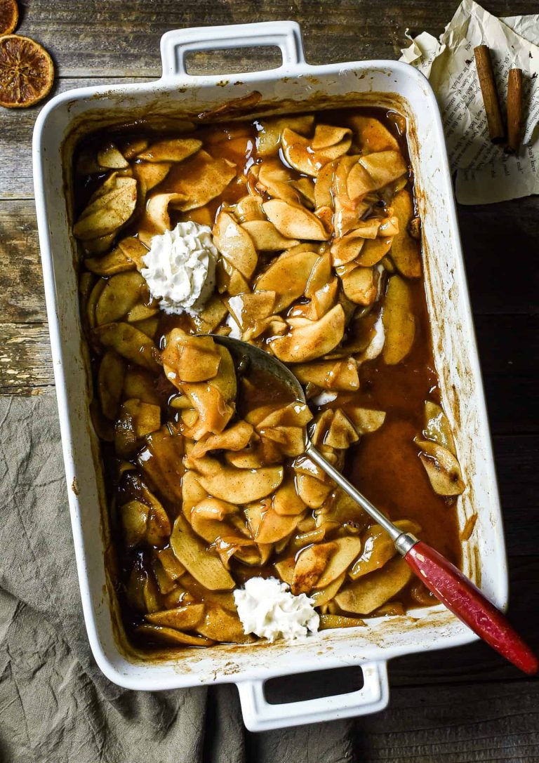Cinnamon Baked Apples: Healthier Dessert Recipe for Fall and Winter Holidays