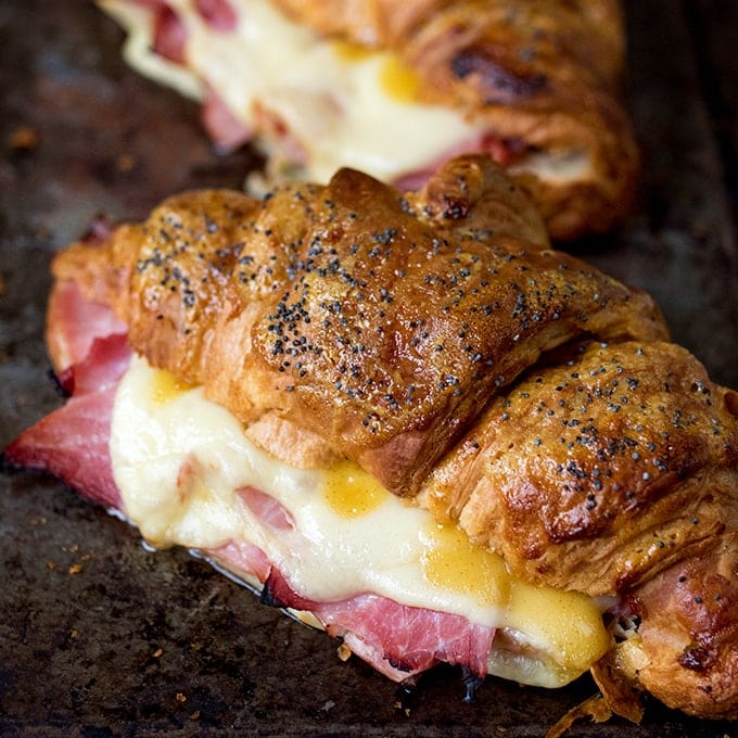 Breakfast Croissants Stuffed With Ham And Gruyere: A Gourmet Morning Treat