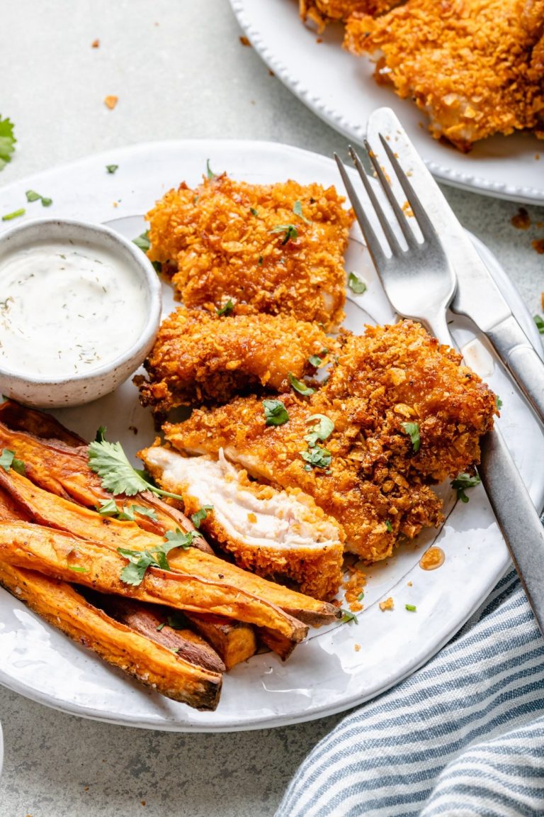 Cornflake Chicken Recipe – Low Fat, High Protein Delight