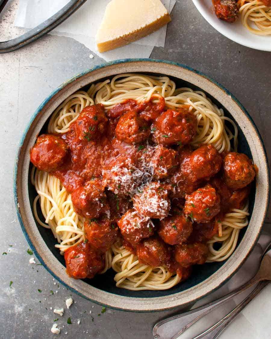 Italian Spaghetti Sauce With Meatballs