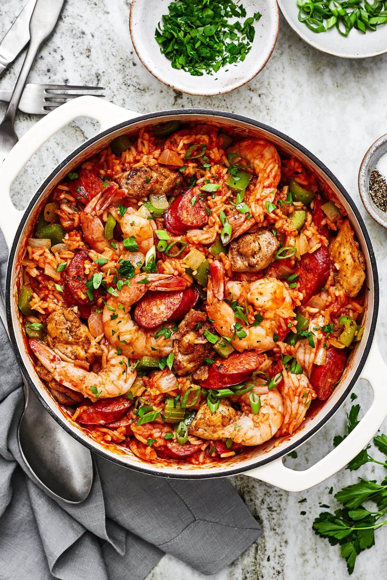 Pot Jambalaya With Shrimp And Chicken Recipe – A New Orleans Classic