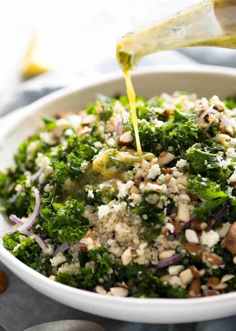 Kale and Quinoa Salad: Tasty Dressings, Fresh Ingredients, and Easy Preparation