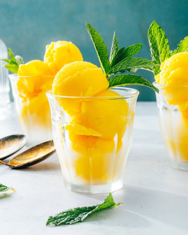 Mango Sorbet: Easy Recipe, Health Benefits, and Delicious Pairing Ideas