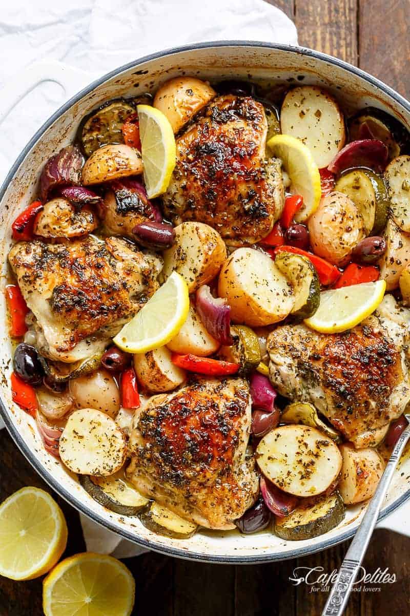 Greek Lemon Chicken and Potatoes: A Healthy and Flavorful Mediterranean Recipe
