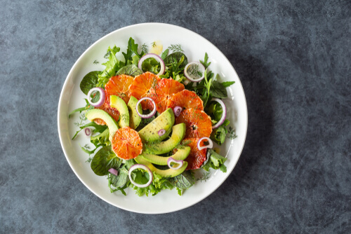 Orange Walnut Gorgonzola Salad with Citrus Vinaigrette Recipe