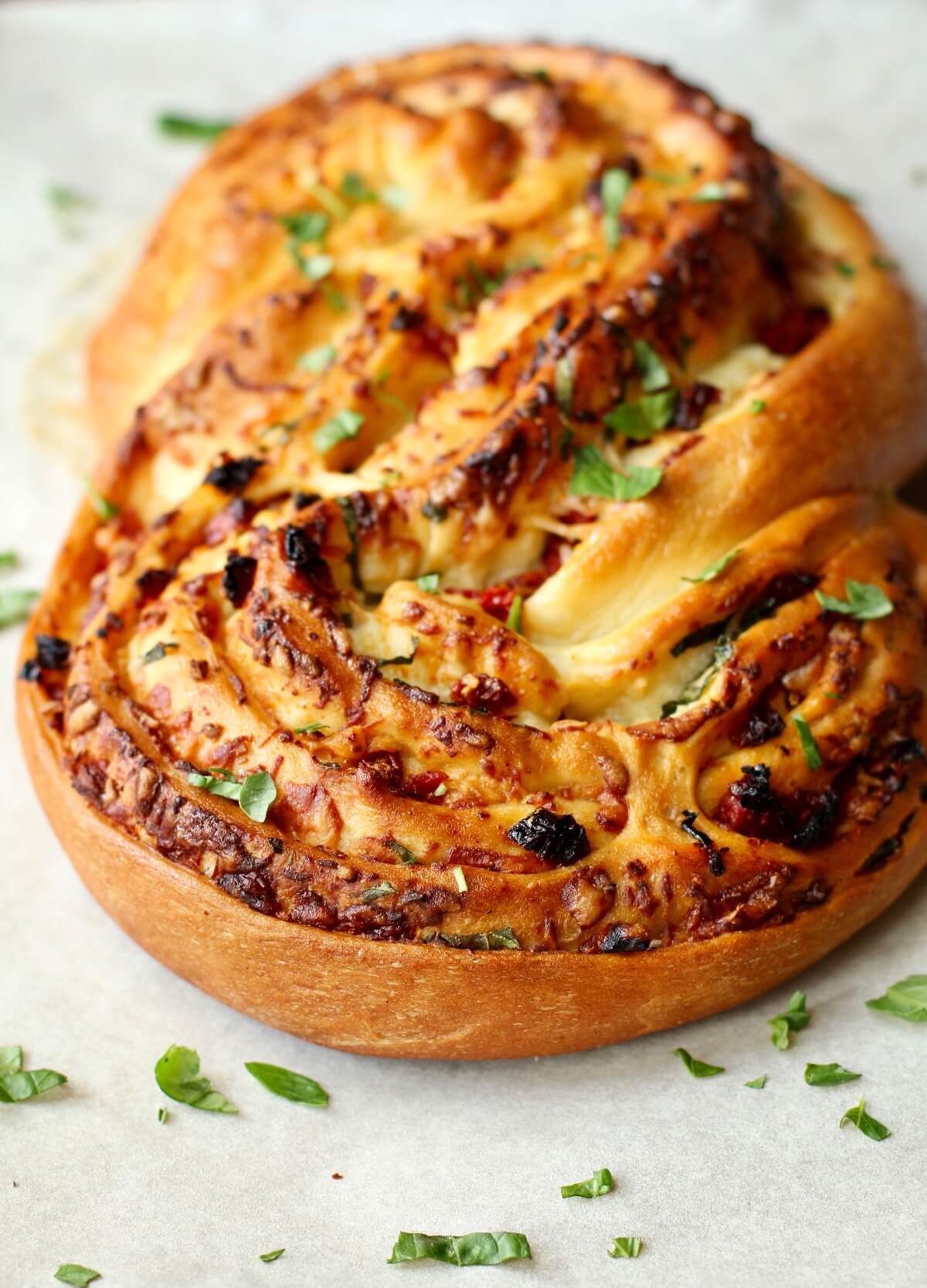 Sun Dried Tomato Garlic Basil Bread Recipe