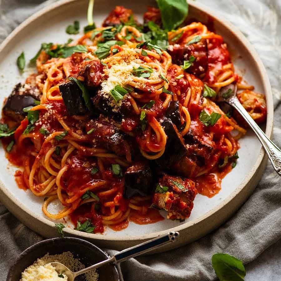 Eggplant Pasta