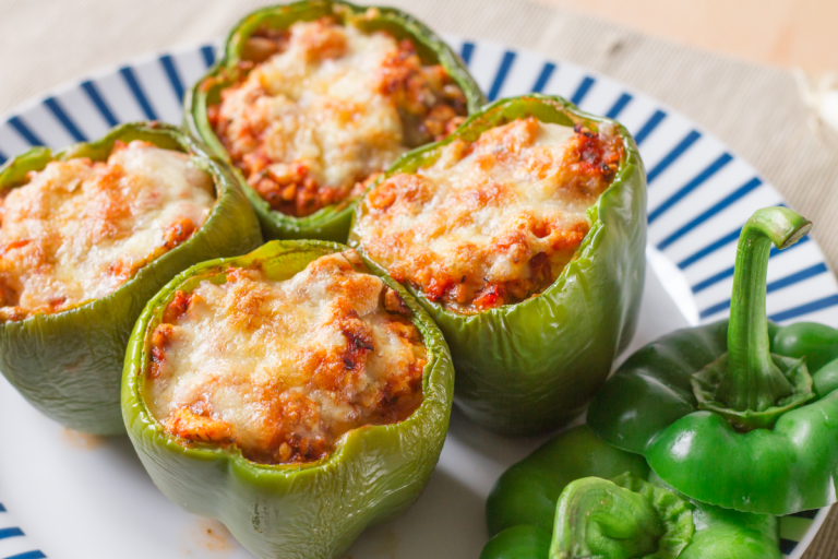 Low Carb Turkey Stuffed Peppers Recipe