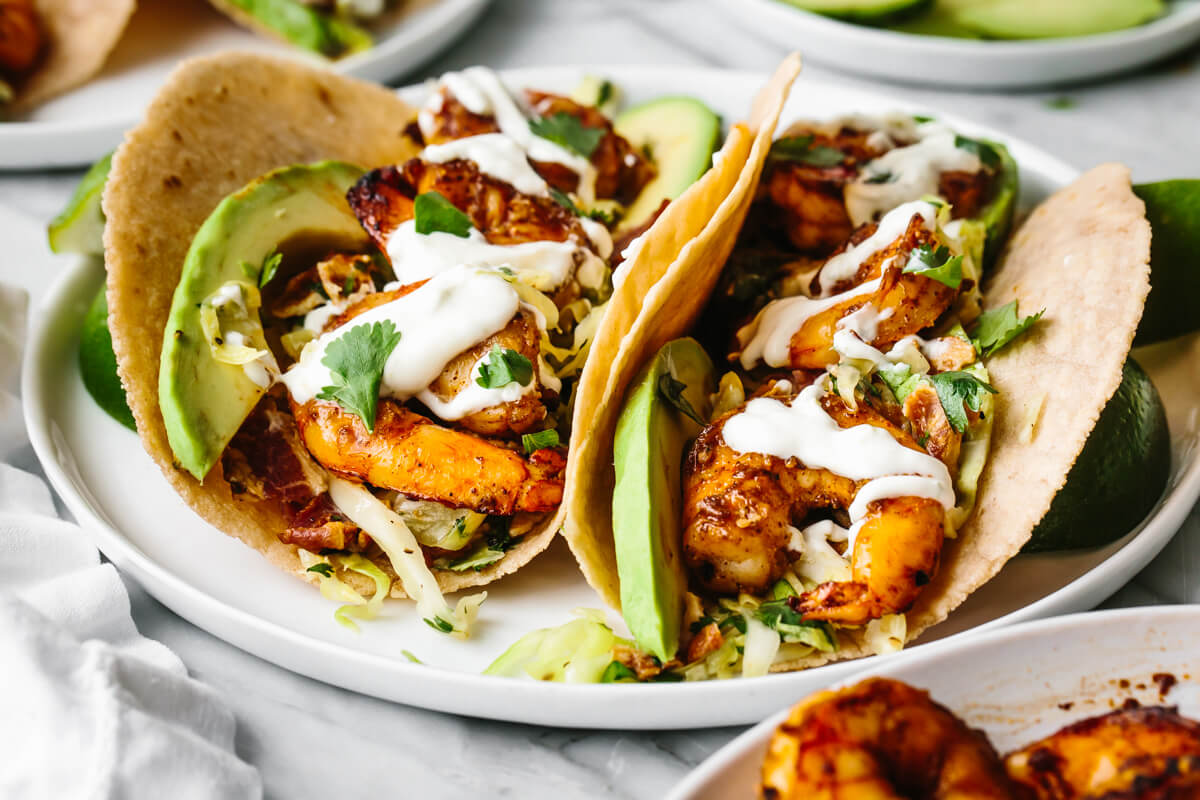 Grilled Spicy Shrimp Tacos