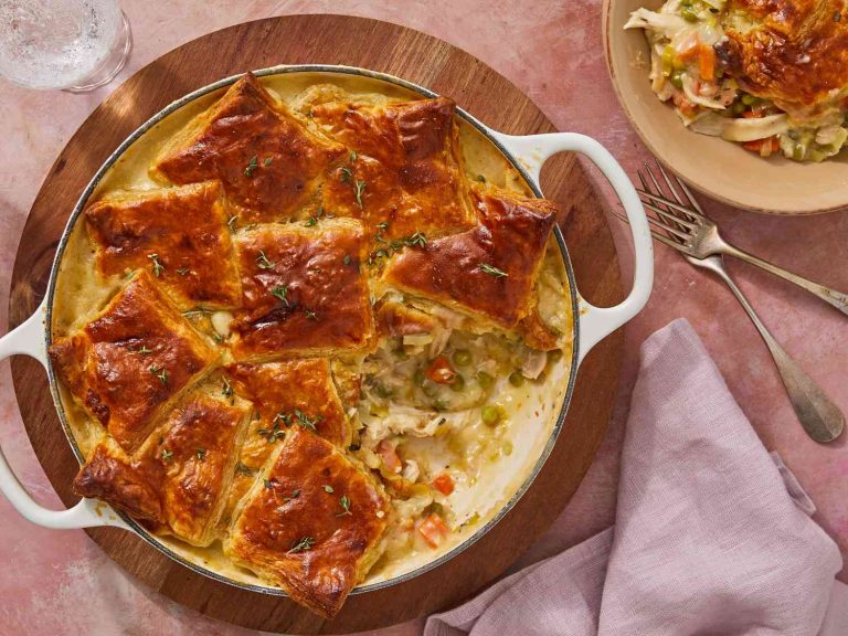 Puff Pastry Chicken Pot Pie Recipe: History, Preparation, and Serving Tips