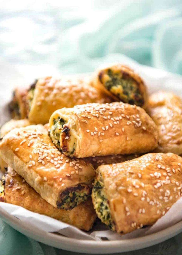 Spinach Rolls With Puff Pastry: Perfect Appetizer or Snack Recipe