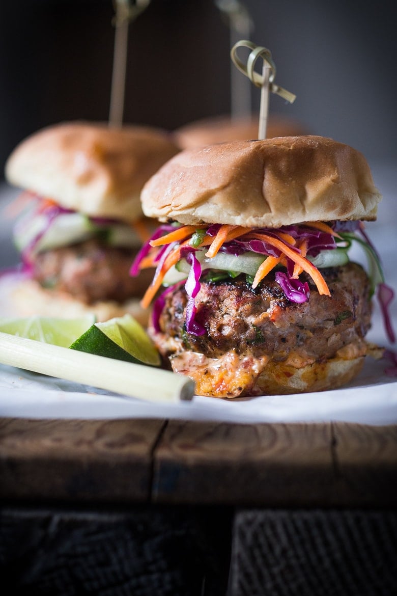 Asian Turkey Burgers