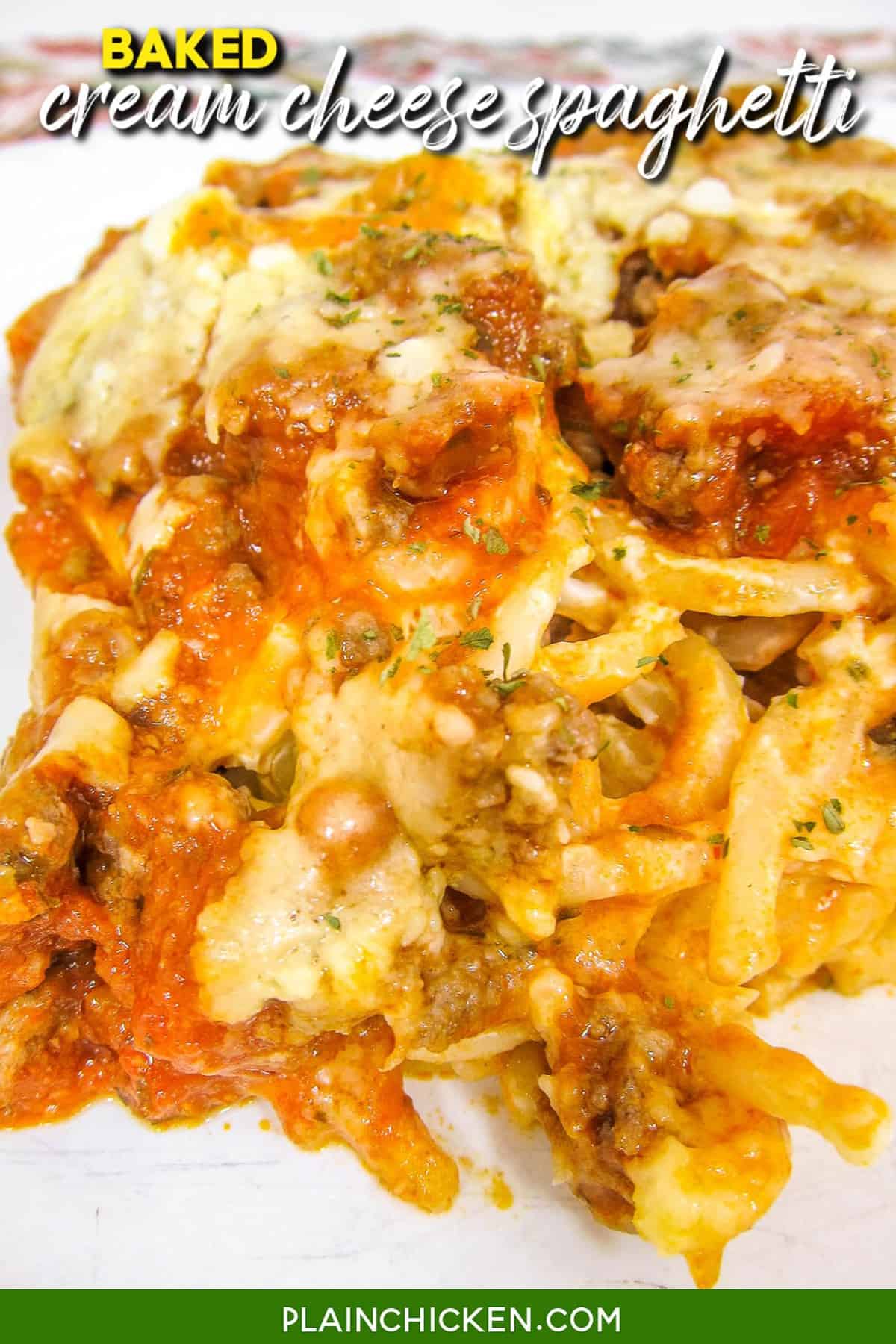 Cream Cheese Spaghetti Casserole Recipe: Delicious & Customizable