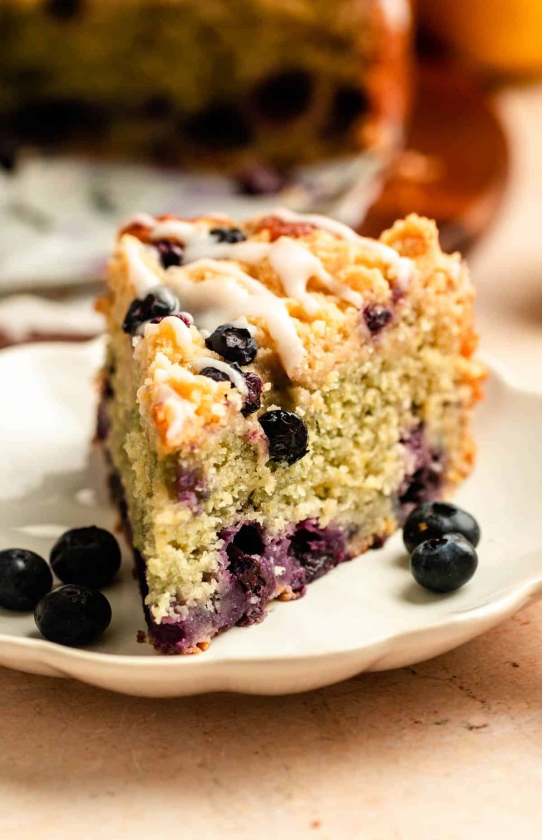 Blueberry Coffee Cake: A Delicious and Simple Treat with Tangy Blueberries and Buttery Cake