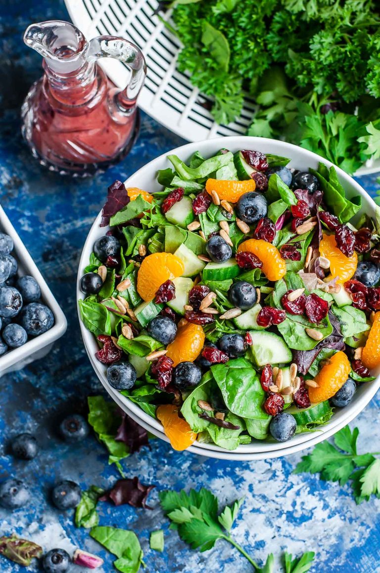 Blueberry Salad Recipe: Nutritious, Delicious, and Beautifully Presented