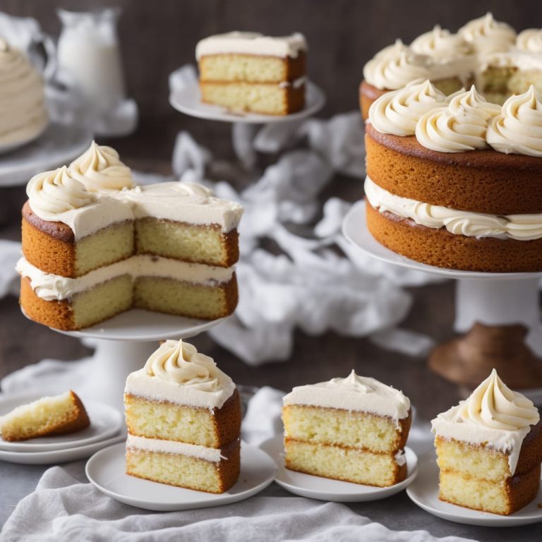 French Vanilla Cake With French Vanilla Buttercream Frosting: A Parisian Delight Recipe