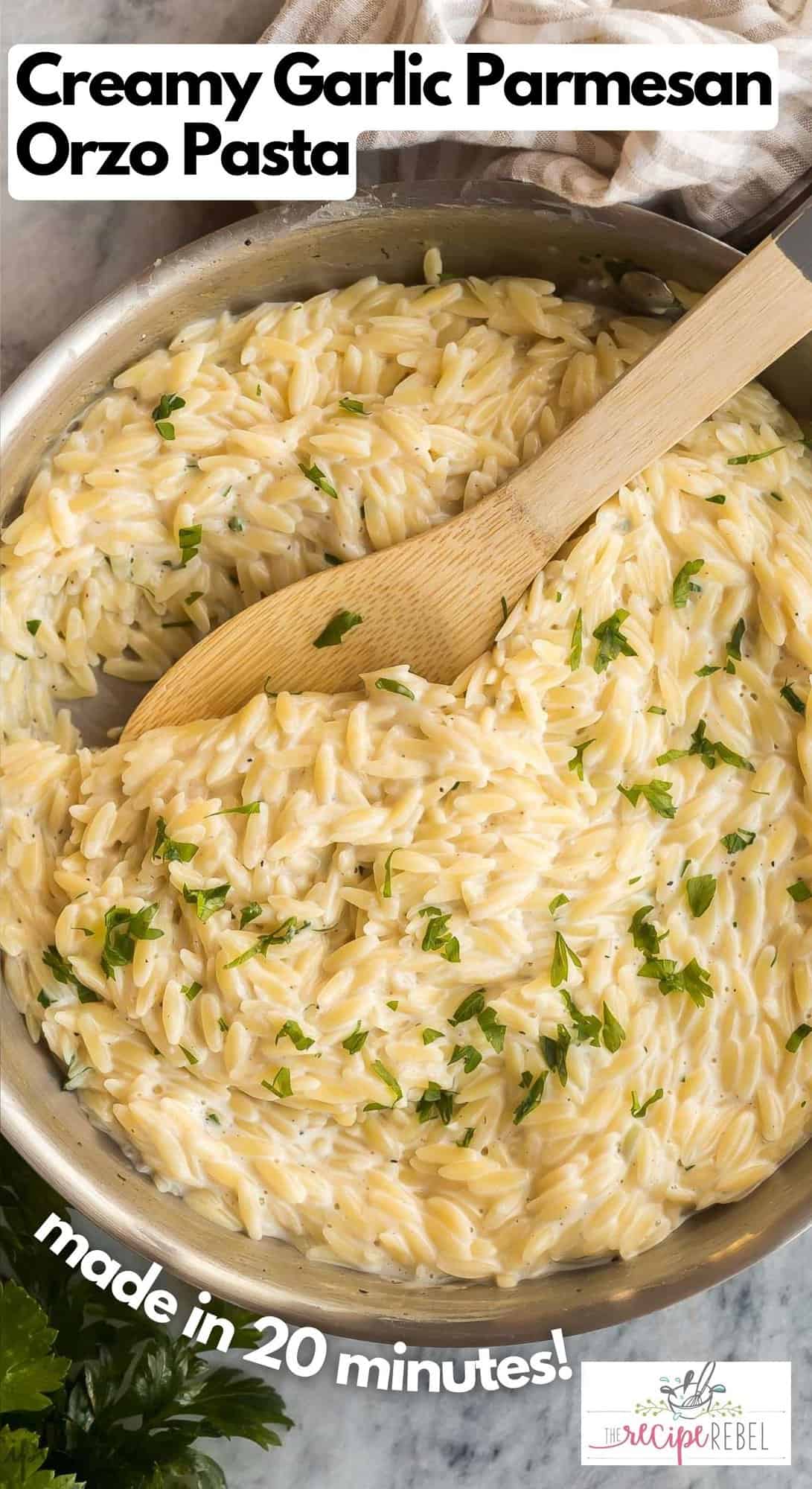 Parmesan Garlic Orzo Recipe - Perfect Side Dish in Minutes