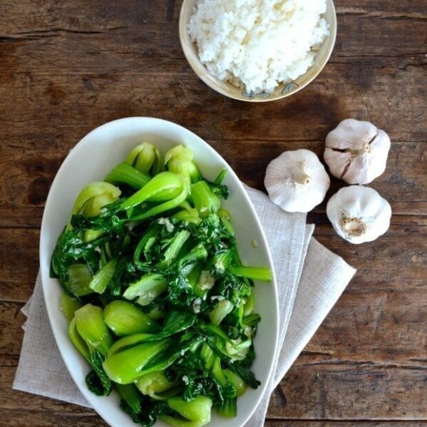 Spicy Bok Choy in Garlic Sauce Recipe