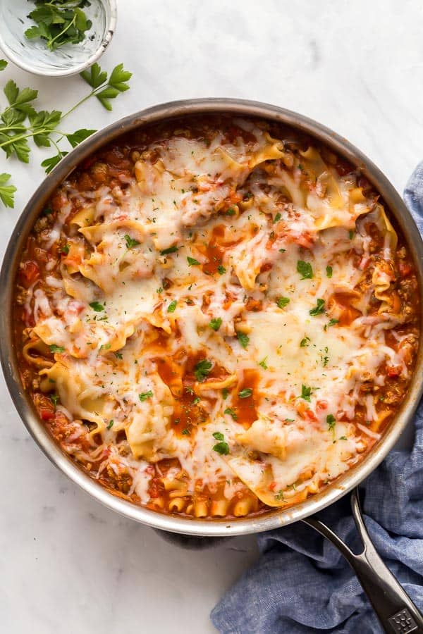 Skillet Lasagna: A Flavorful One-Pan Dinner Recipe