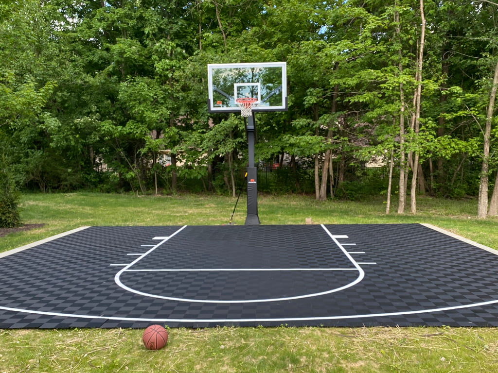 Outdoor basketball