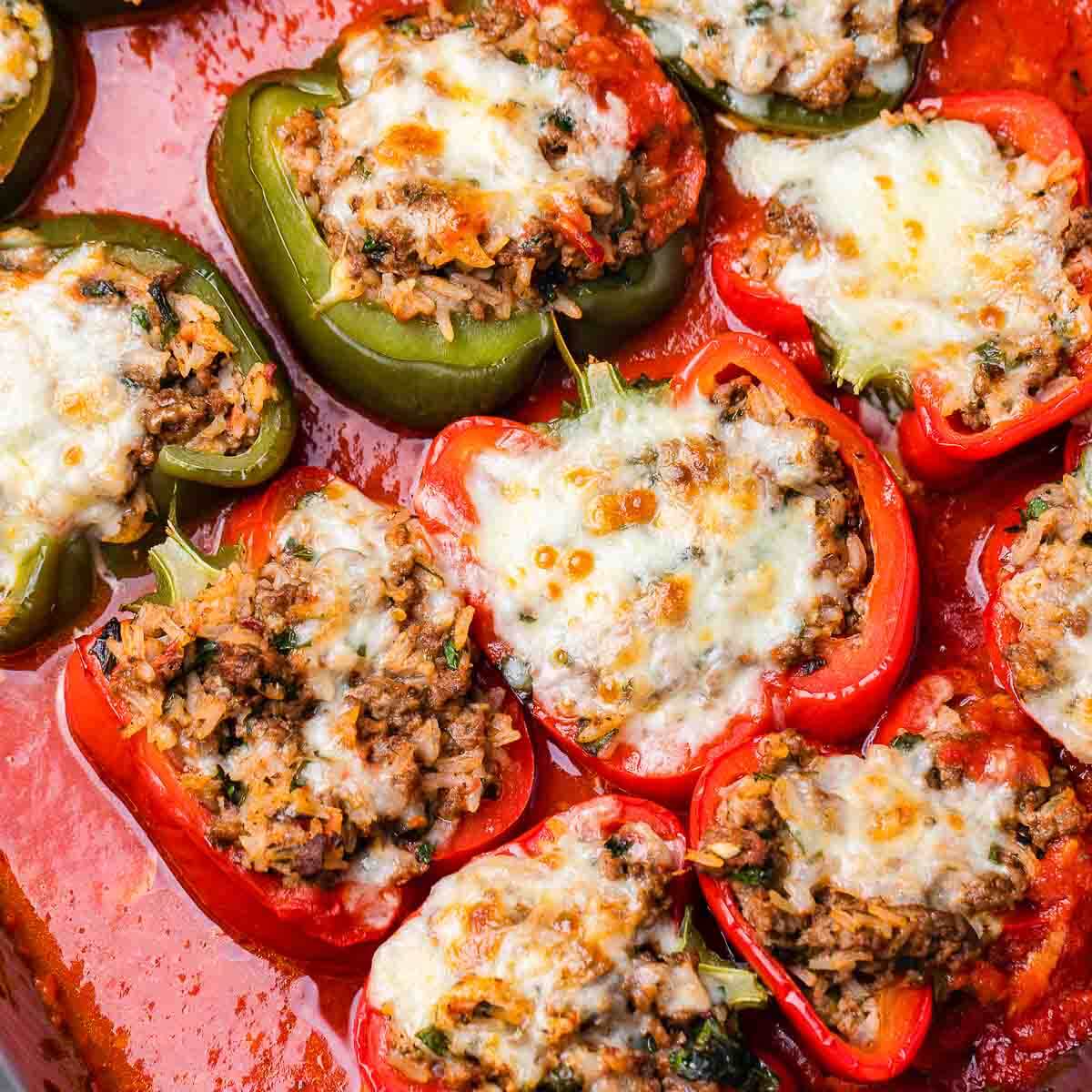 Italian Style Stuffed Peppers Recipe