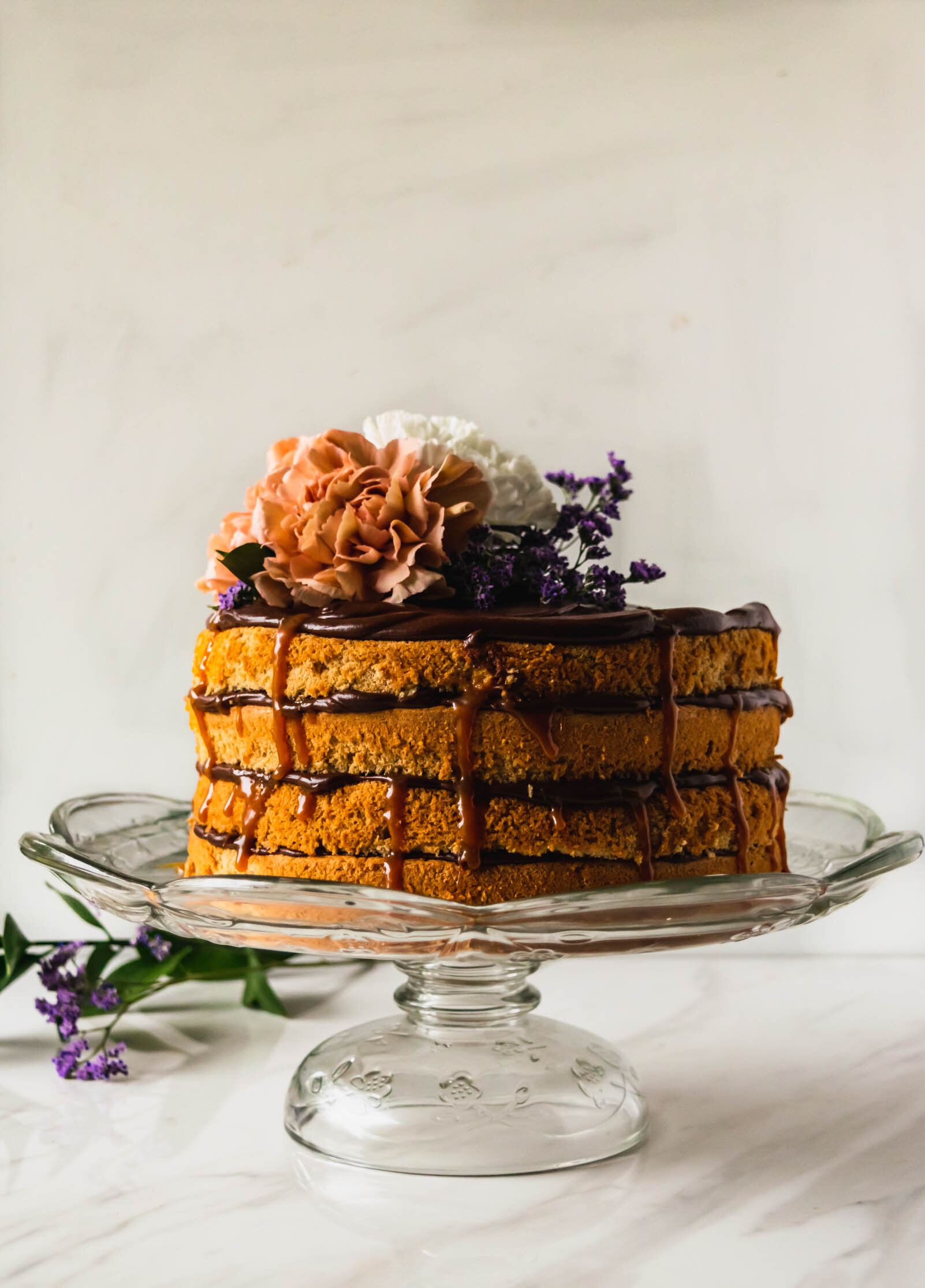 Chocolate Chiffon Cake with Chocolate Frosting