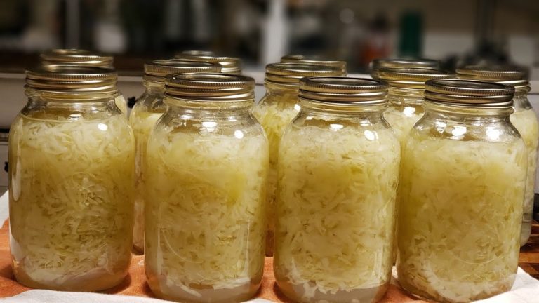 Canning Sauerkraut: Step-by-Step Process and Tips