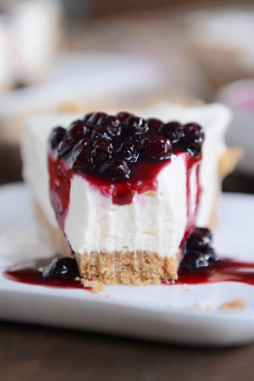 No Bake Greek Yogurt Cheesecake Recipe with Tips & Toppings