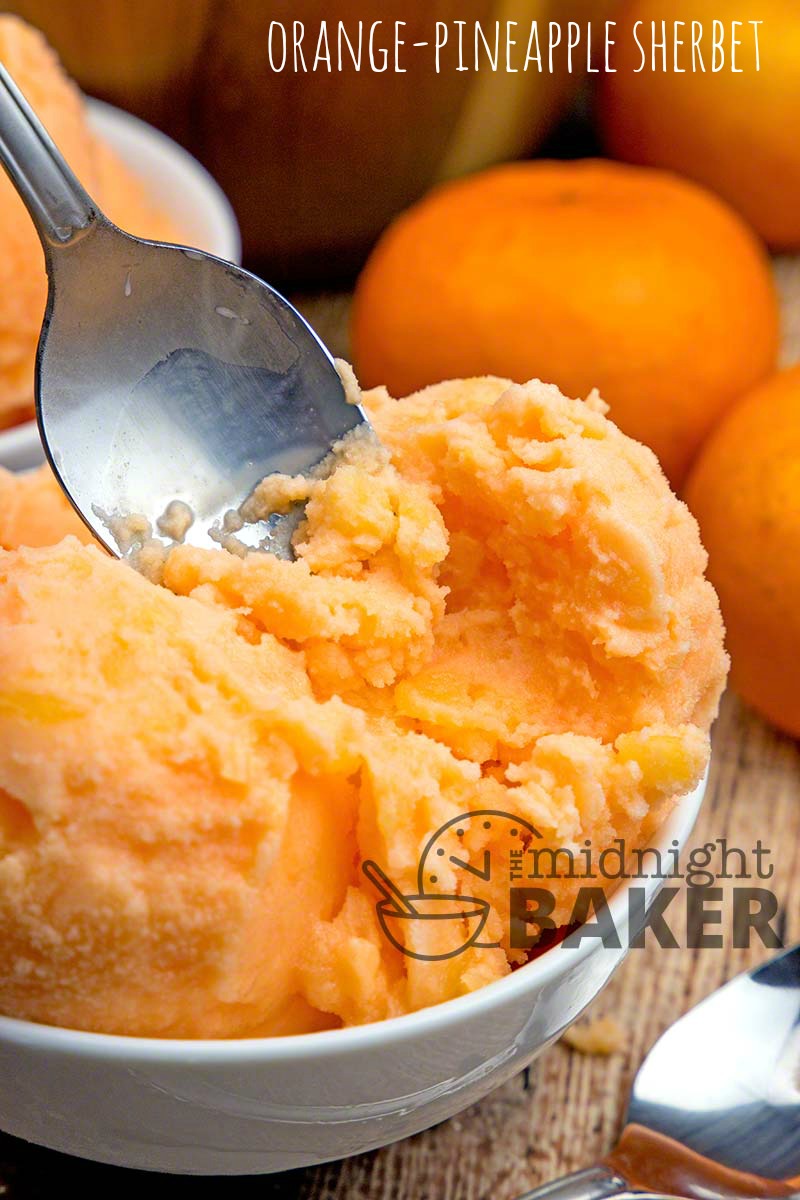 Pineapple Orange Sorbet