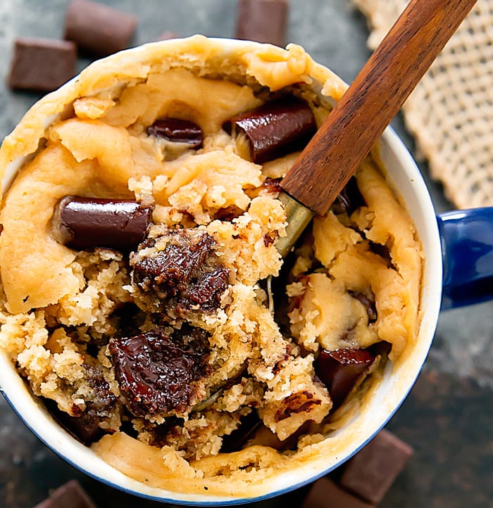 Peanut Butter Cookie in a Mug Recipe: Microwave in Minutes