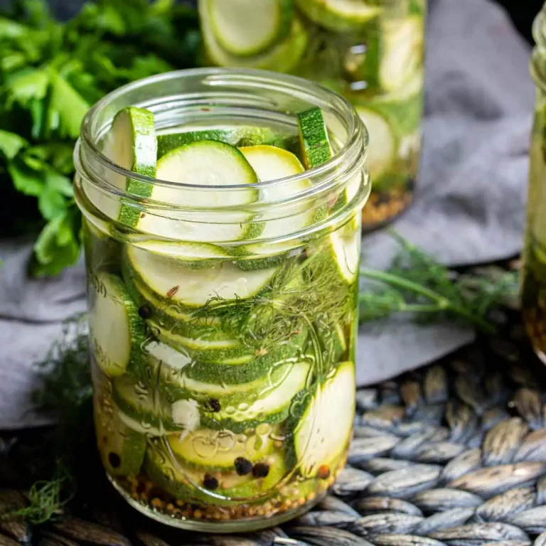 Zucchini Pickles: A Delicious and Healthy Twist on Traditional Pickles
