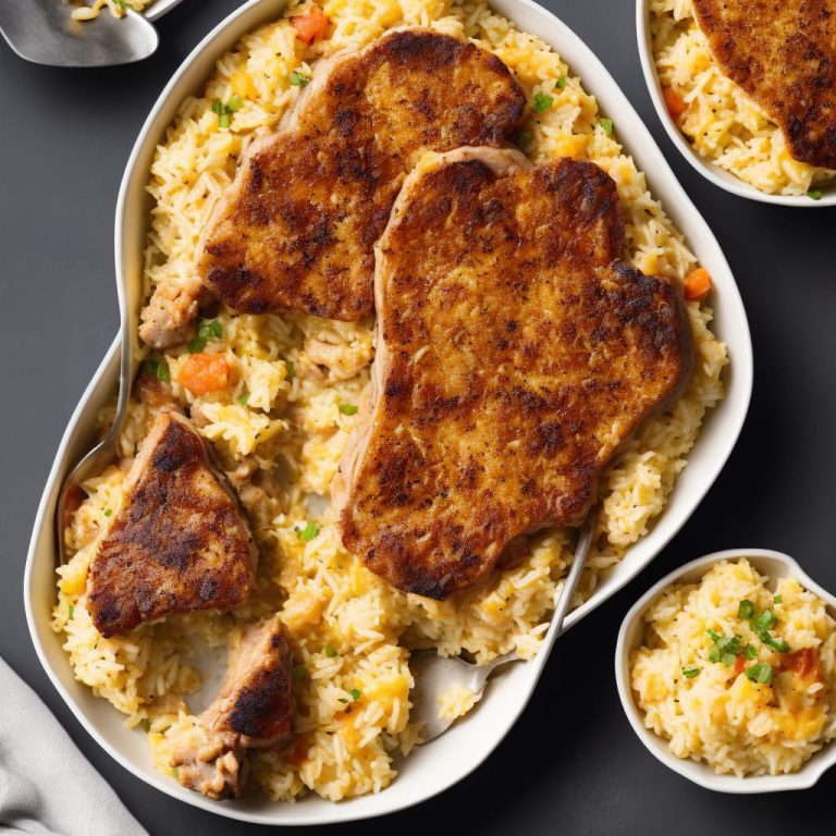 Pork Chop and Cheesy Rice Casserole Recipe: Perfect for Any Occasion