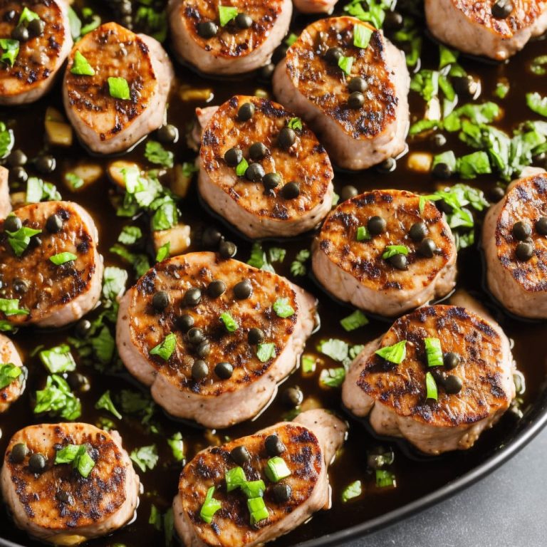 Pork Medallions with Balsamic Vinegar and Capers: A Step-by-Step Guide