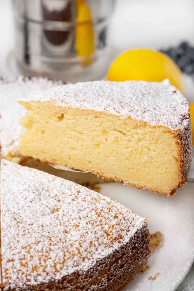 Lemon Ricotta Cake Making at Home