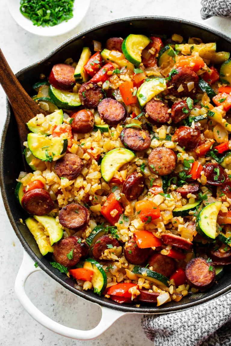 Smoked Sausage Skillet: A Quick, Healthy, and Delicious Weeknight Meal