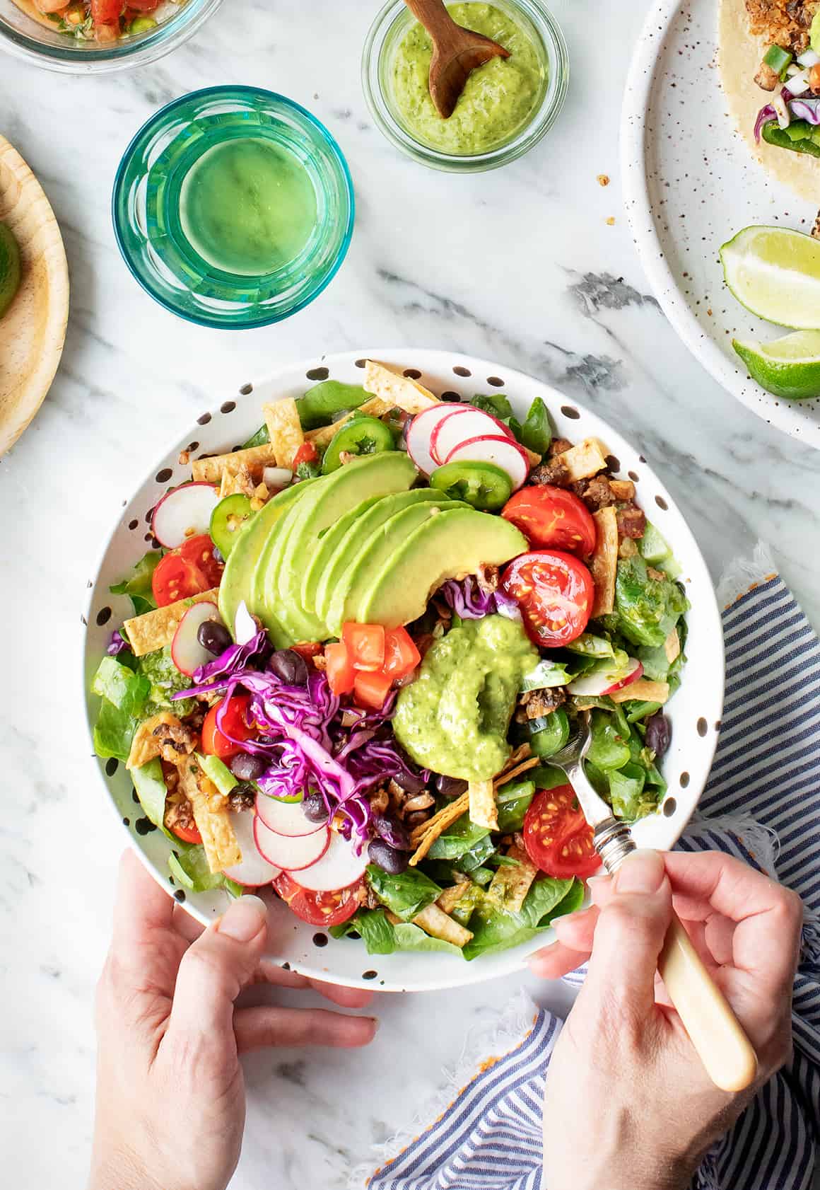 Taco Salad With Lime Vinegar Dressing: Healthy Recipe & Flavorful Variations