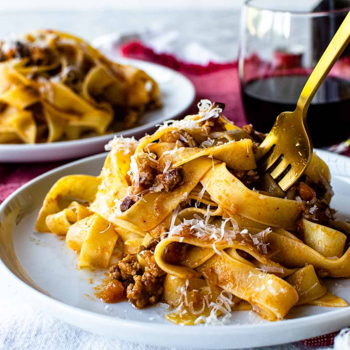 Bolognese Tagliatelle Recipe