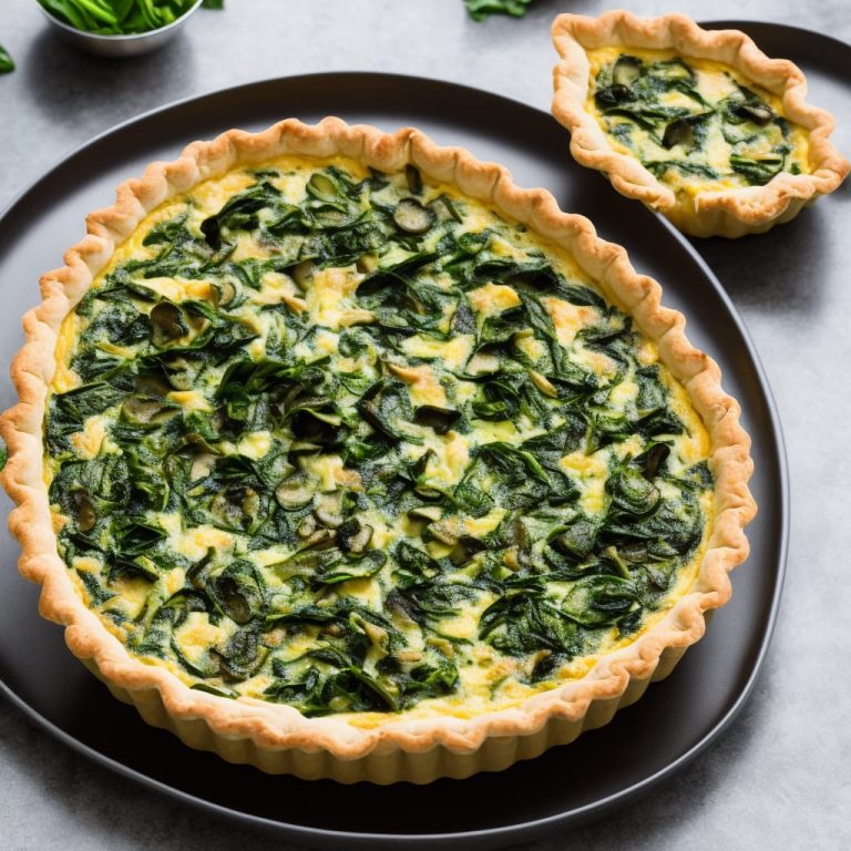 Transformed Spinach Mushroom Quiche: A Nutritious Twist for Any Meal