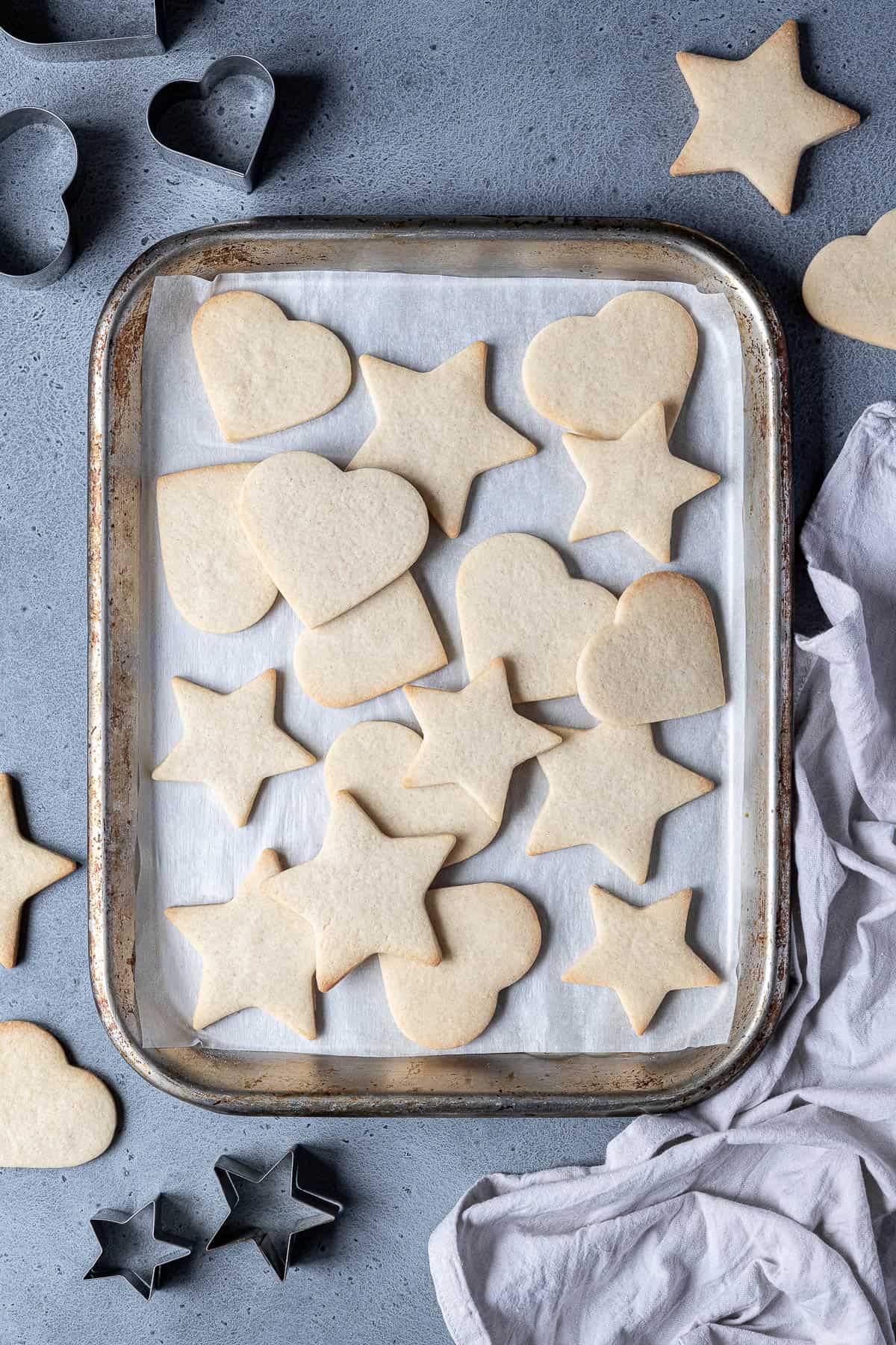 Shaped Vanilla Cookies